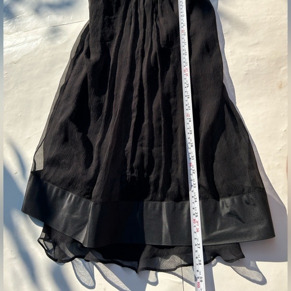 Catherine Malandrino SILK MID-LENGTH DRESS embroidered size 0 - Picture 9 of 9